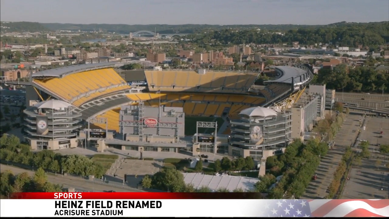 Steelers' home field renamed Acrisure Stadium